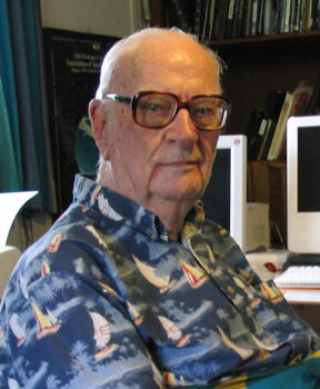 Arthur C. Clarke in 2005