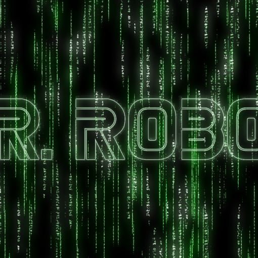 Mr. Robot Logotipo Matrixificado